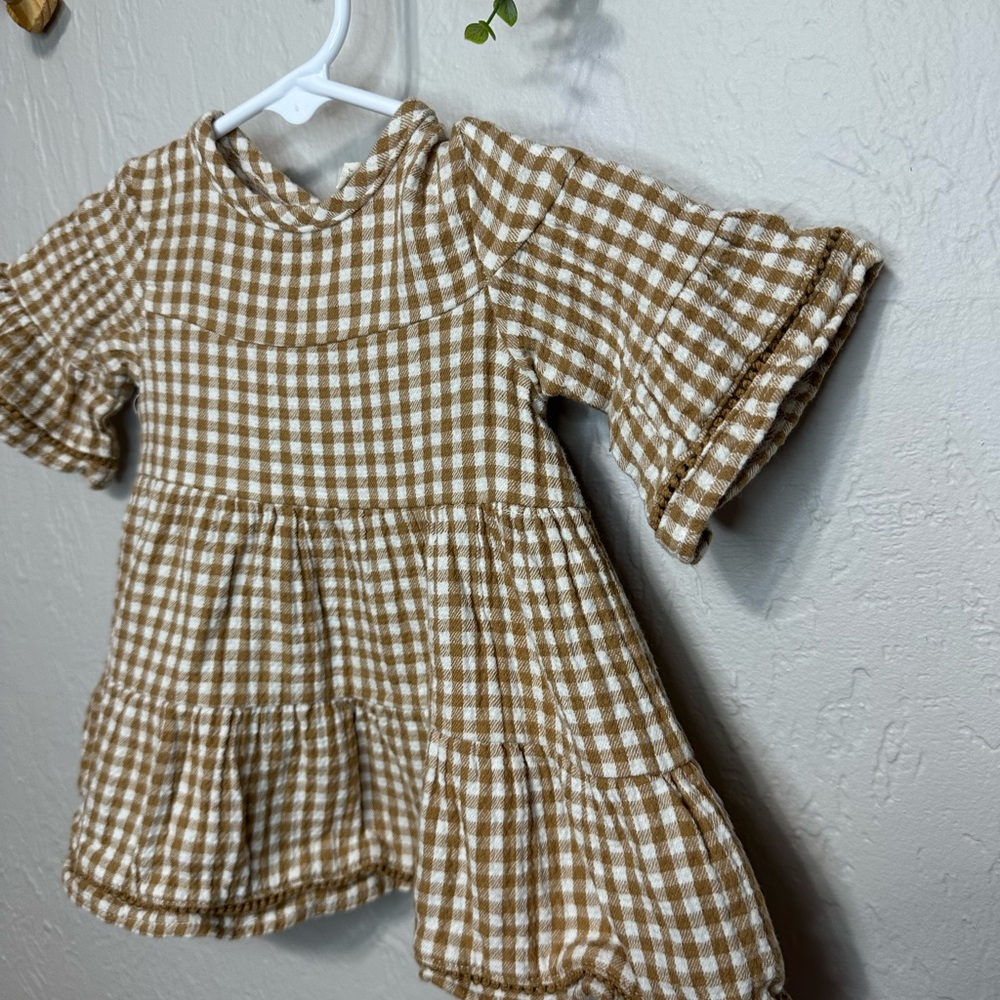 Quincy Mae Honey Gingham Dress 3-6 - Picture 4 of 6